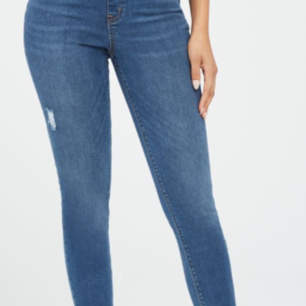 Spanx Distressed Skinny Jeans/Jeggings